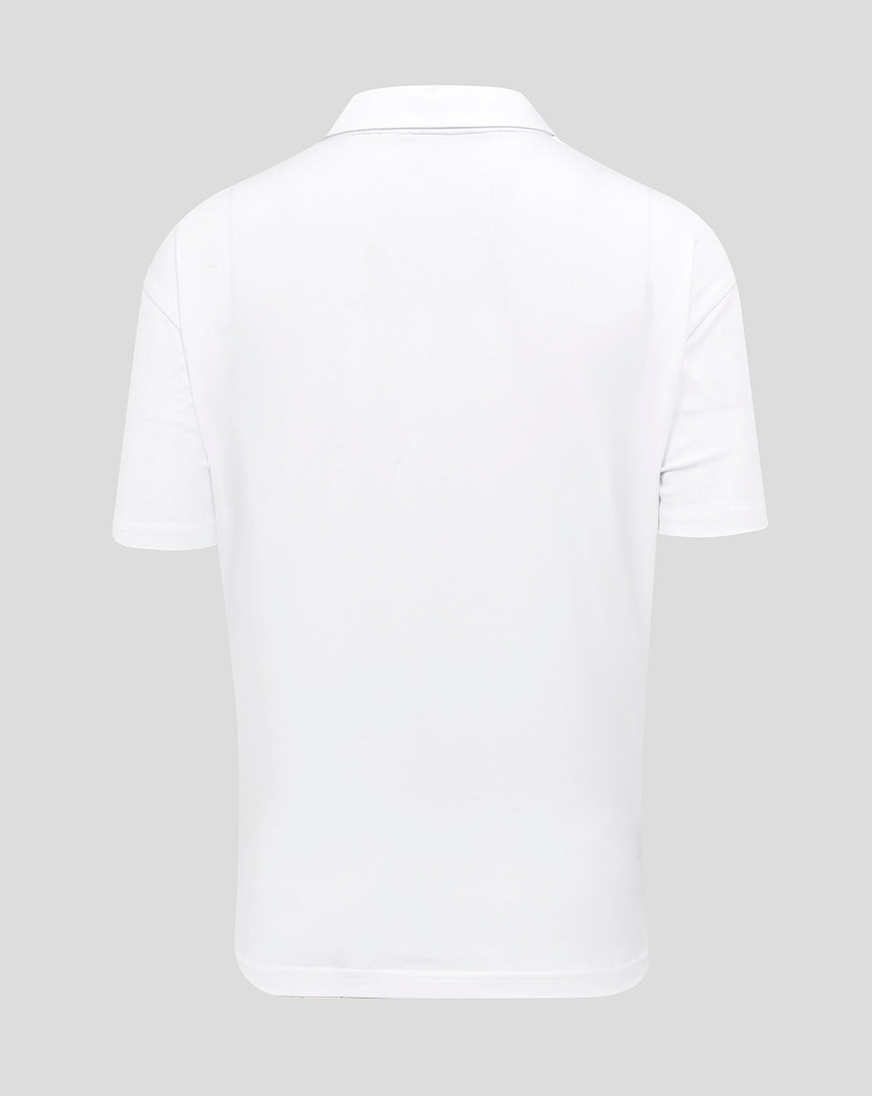 England Rugby Women's 25/26 Travel Polo - Brilliant White