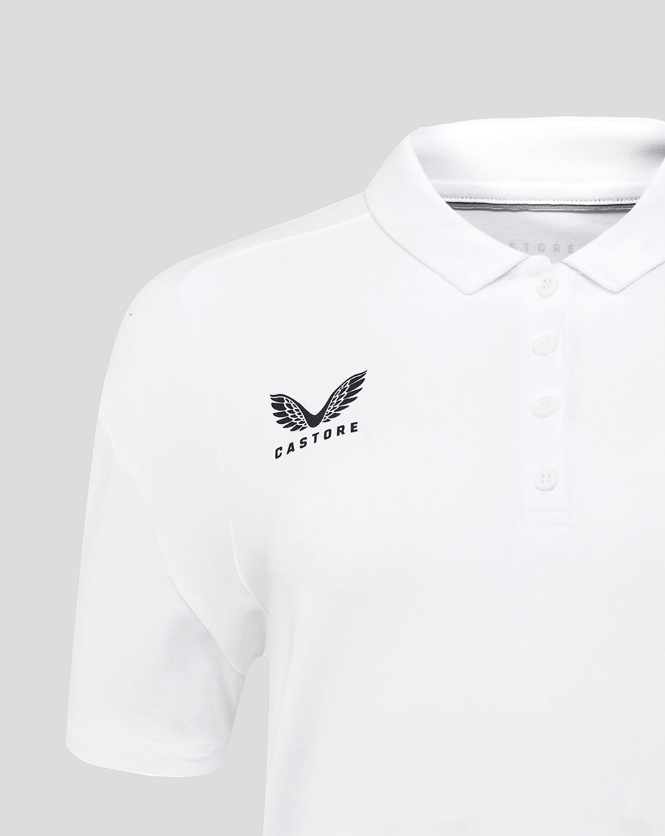 England Rugby Women's 25/26 Travel Polo - Brilliant White