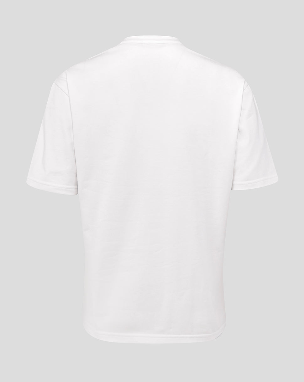 England Rugby Women's 25/26 Travel Short Sleeve Tee - Brilliant White