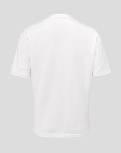England Rugby Women's 25/26 Travel Short Sleeve Tee - Brilliant White