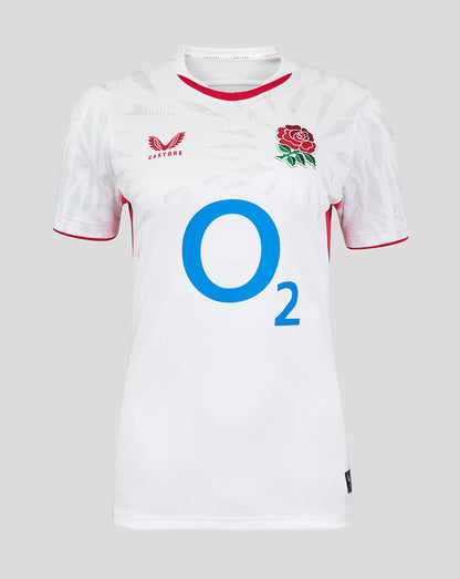 Women’s England Rugby Red Roses Home Short Sleeve Pro Shirt – Brilliant White