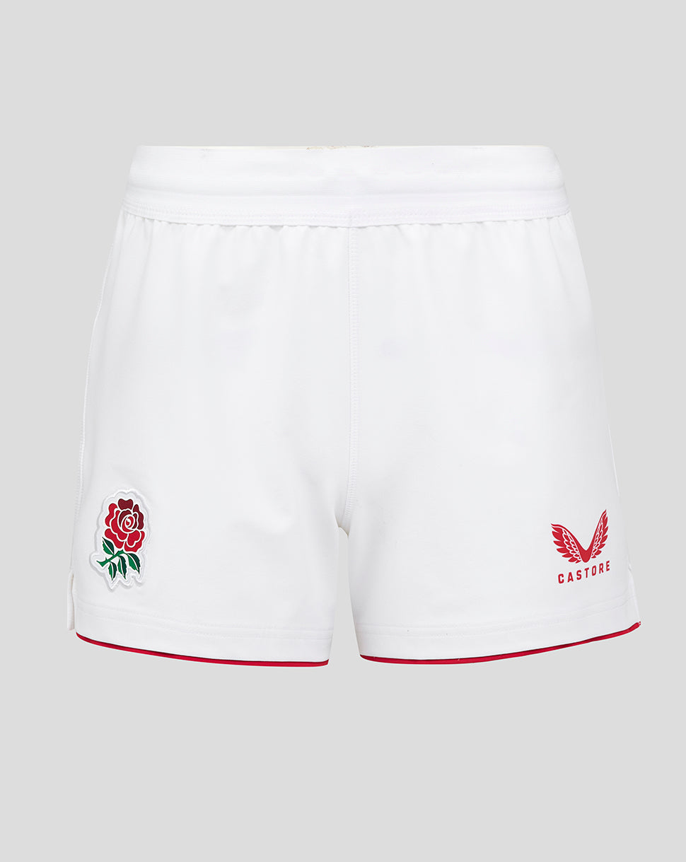 Women's Red Roses Home Pro Short - Brilliant White/Lipstick Red
