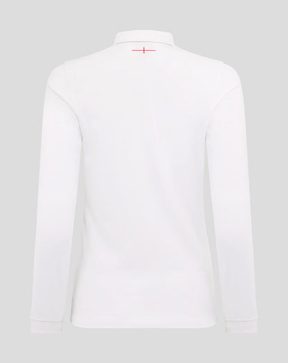 Women’s England Rugby 25/26 Home Classic Long Sleeve Shirt – Brilliant White