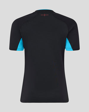 Women’s England Rugby Alternate Short Sleeve Replica Shirt – Caviar