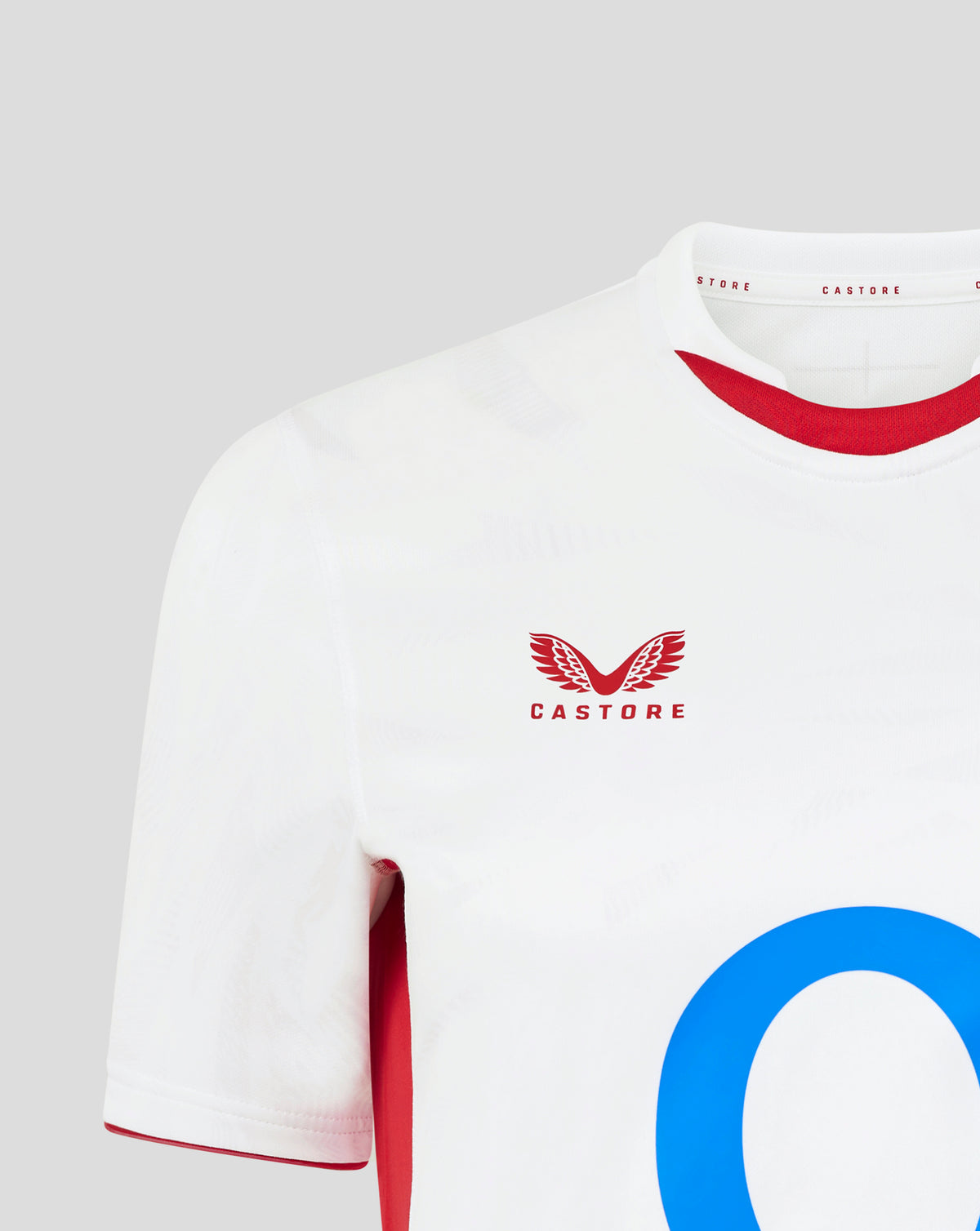 England Rugby Red Roses Heim-Replica-Kurzarm-Trikot – Damenpassform - Weiss