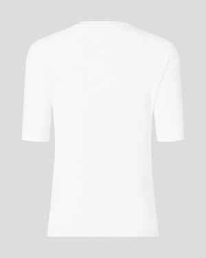 Saracens Women's 25/26 Travel Short Sleeve Tee - White