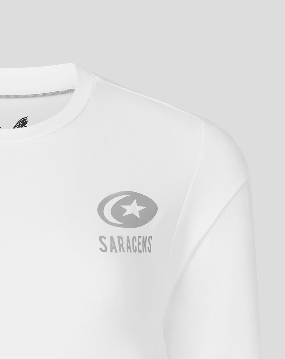 Saracens Women's 25/26 Travel Short Sleeve Tee - White - White