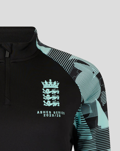 England Cricket Ashes Women's 25/26 Pro Quarter Zip Training Top