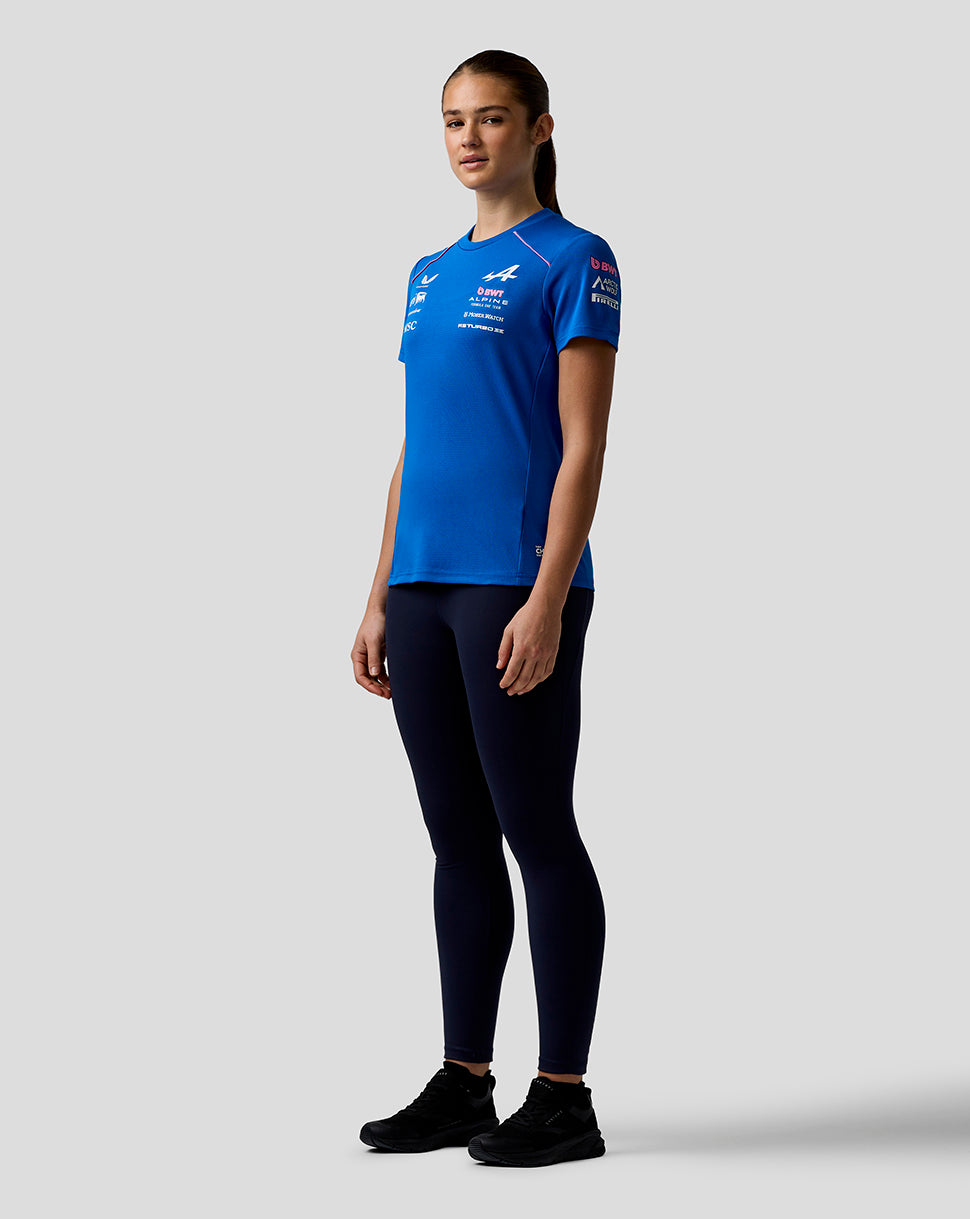 Official Women’s BWT Alpine Formula One Team Set Up T-Shirt - Lapis Blue