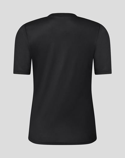 Leicester Tigers Women's 25/26 Warm Up T-Shirt - Black