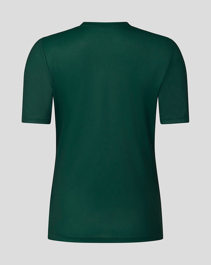 Leicester Tigers Women's 25/26 Warm Up T-Shirt - Dark Green