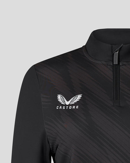 Leicester Tigers Women's 25/26 Training Quarter Zip - Black