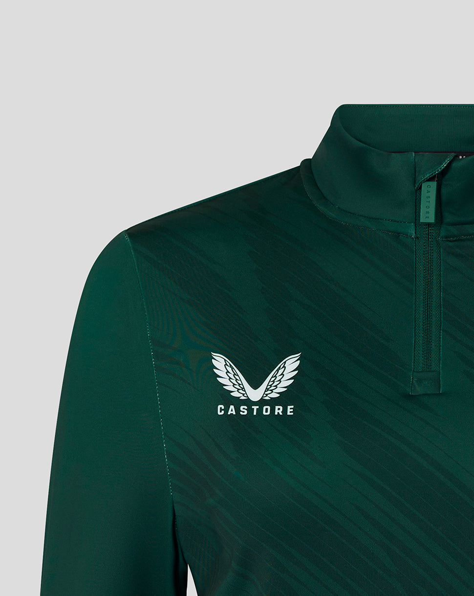 Leicester Tigers Women's 25/26 Training Quarter Zip - Dark Green