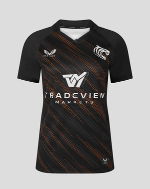Leicester Tigers Women's 25/26 Warm Up Jersey - Black
