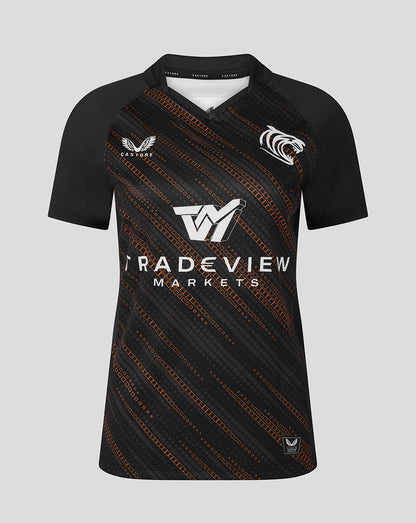 Leicester Tigers Women's 25/26 Warm Up Jersey - Black