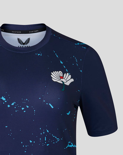 Yorkshire Cricket Women's 26/27 Short Sleeve Performance T-Shirt - Peacoat