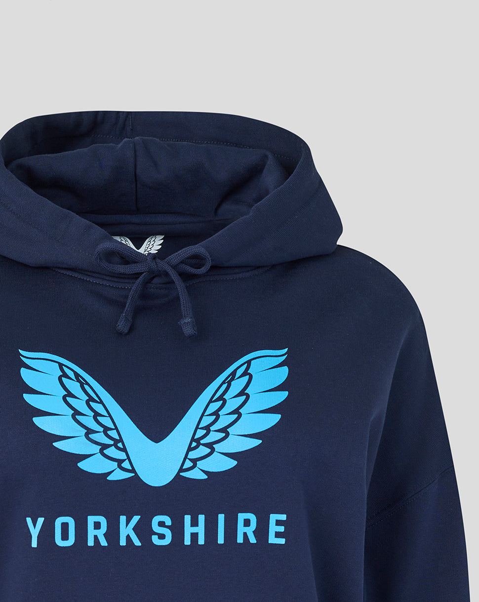 Yorkshire Cricket Damen 26/27 Hoodie – Marineblau - French Navy