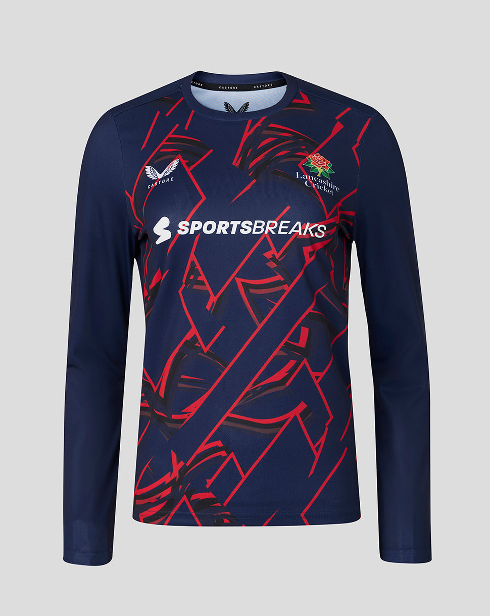 Lancashire Cricket Women's 26/27 Long Sleeve Performance T-Shirt - Peacoat