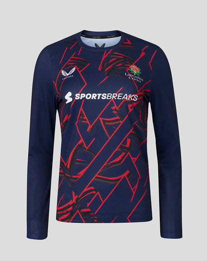 Lancashire Cricket Women's 26/27 Long Sleeve Performance T-Shirt - Peacoat