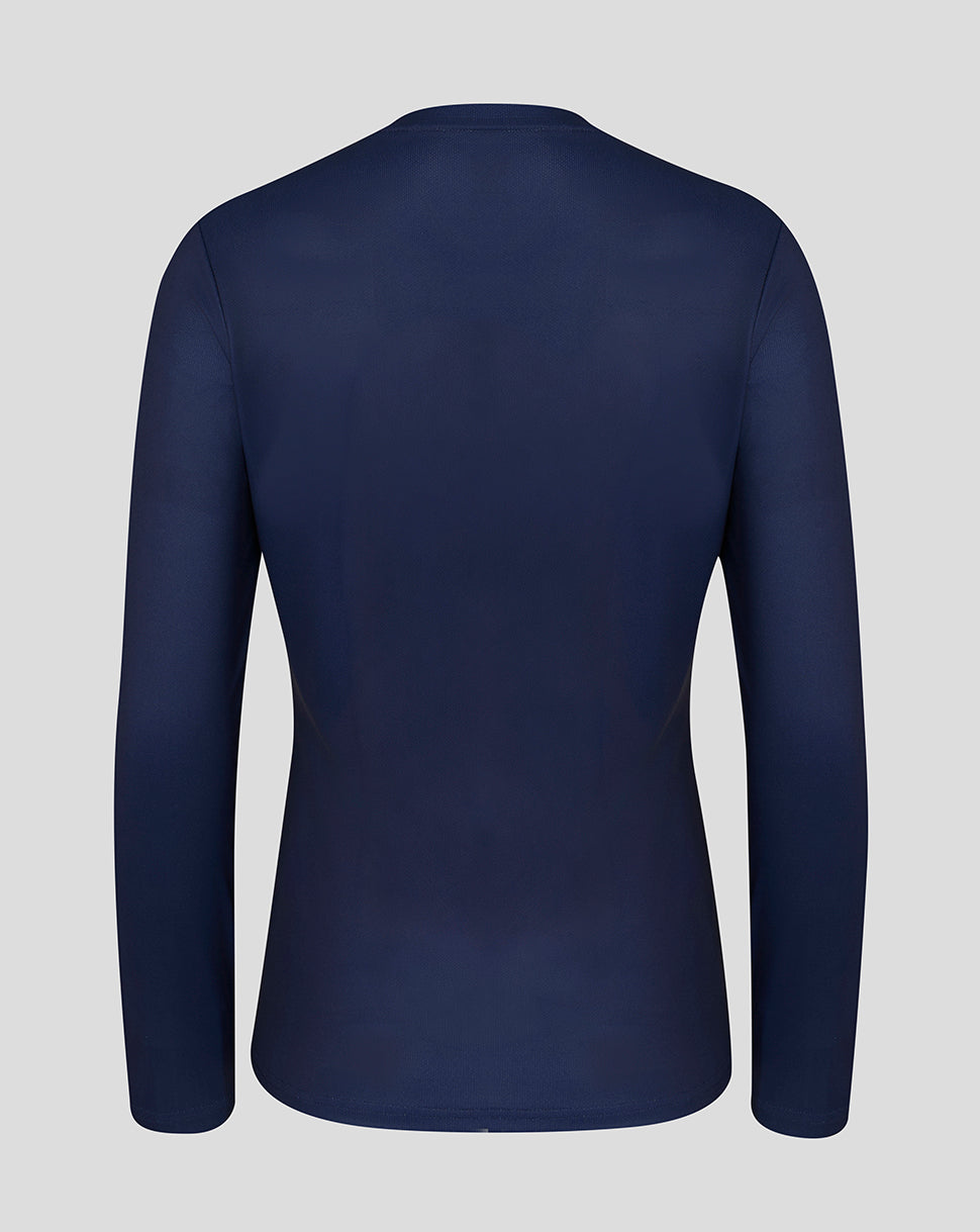 Lancashire Cricket Women's 26/27 Long Sleeve Performance T-Shirt - Peacoat - Peacoat