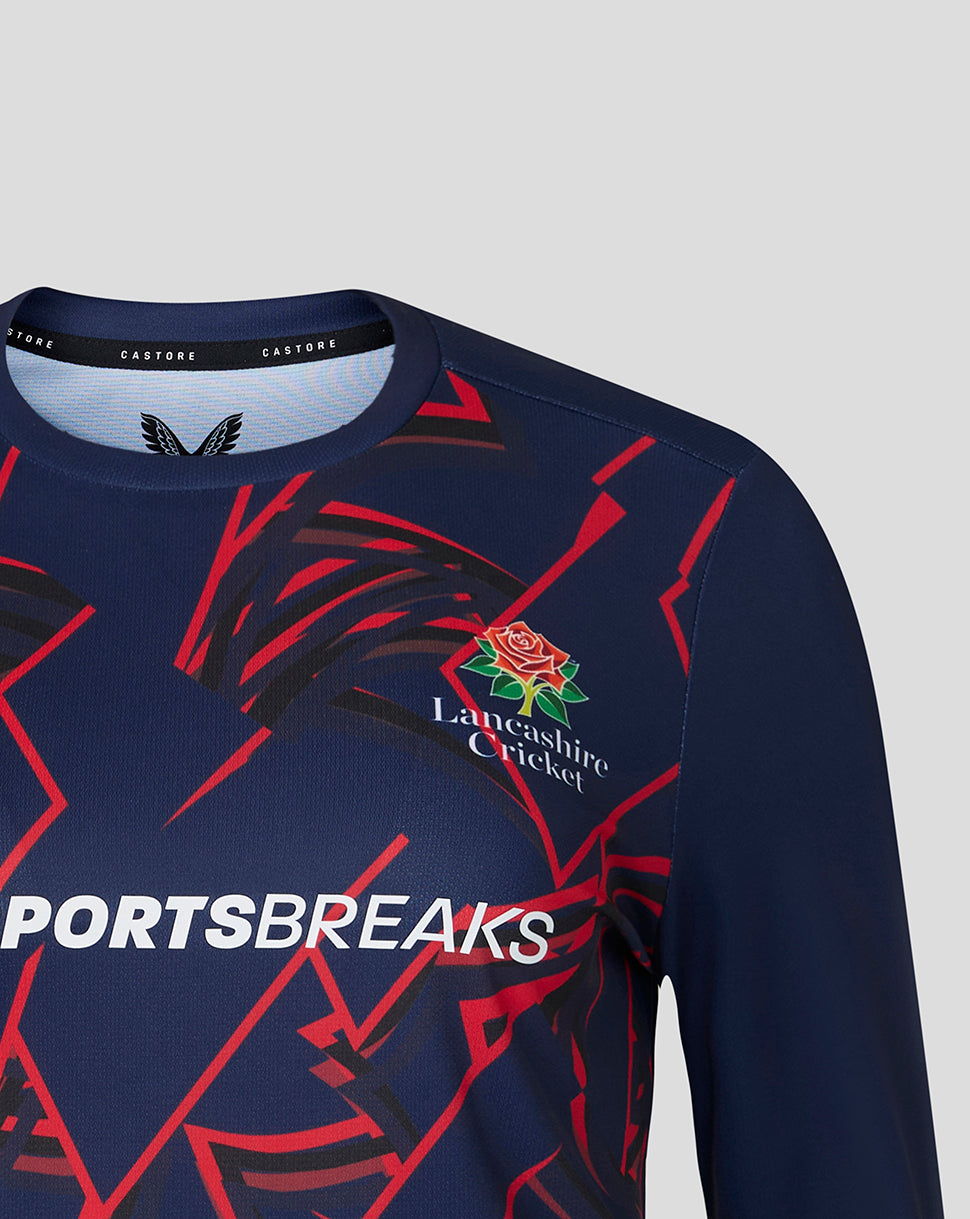Lancashire Cricket Women's 26/27 Long Sleeve Performance T-Shirt - Peacoat - Peacoat