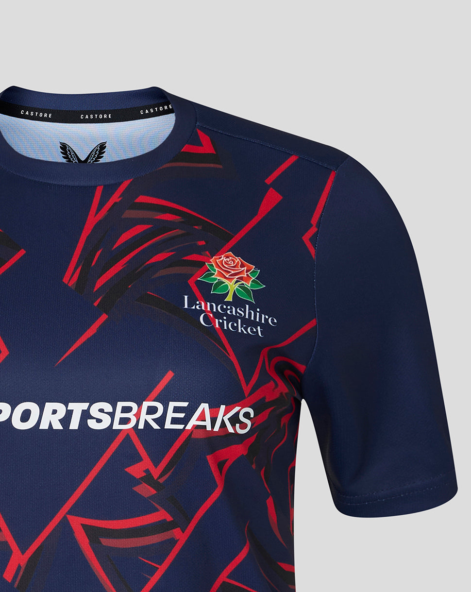 Lancashire Cricket Women's 26/27 Short Sleeve Performance T-Shirt - Peacoat - Peacoat