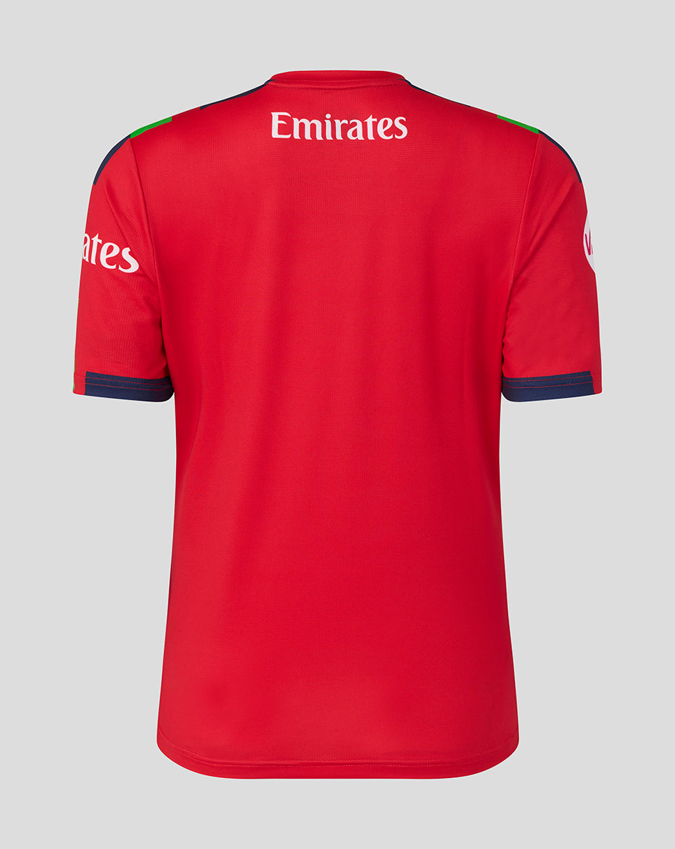 Lancashire Cricket dames 26/27 T20 shirt met korte mouw – rood - Rood