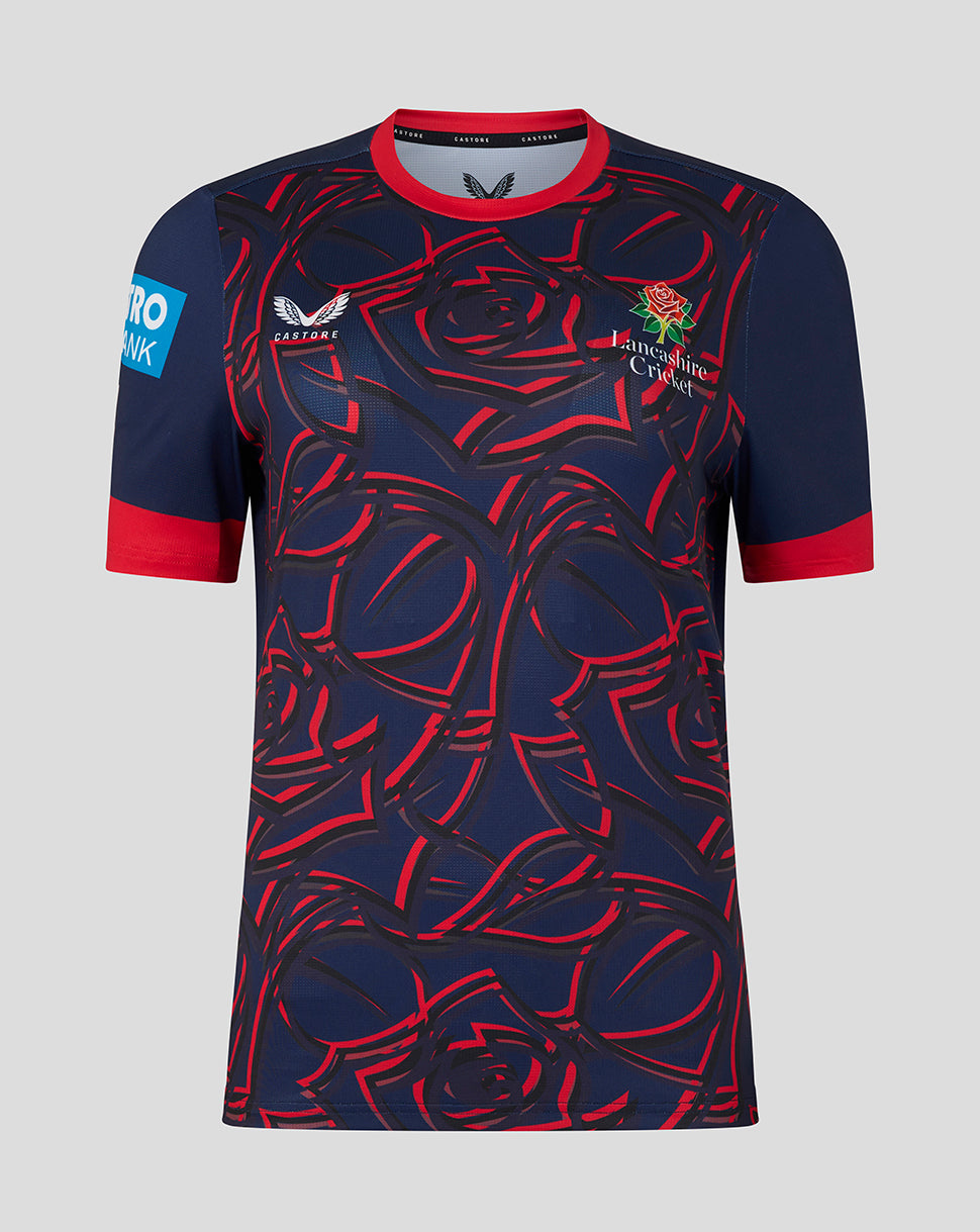 Lancashire Cricket Women's 26/27 ODI Short Sleeve Jersey - Peacoat - Peacoat