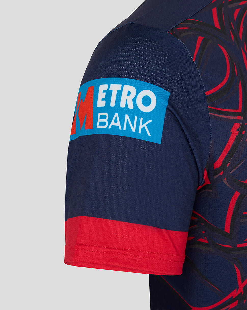 Lancashire Cricket Women's 26/27 ODI Short Sleeve Jersey - Peacoat - Peacoat