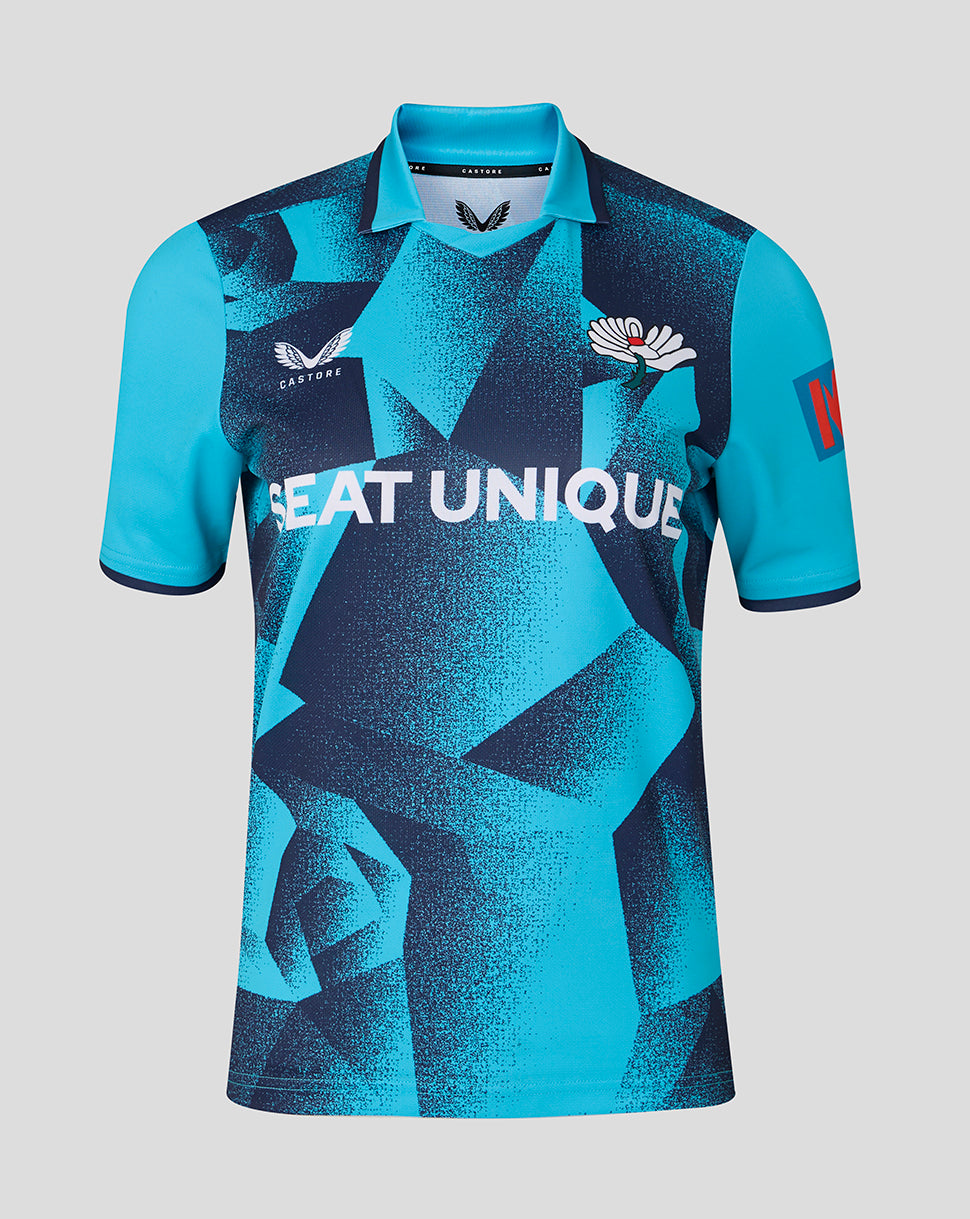 Yorkshire Cricket Women's 26/27 ODI Short Sleeve Jersey - Aquarius