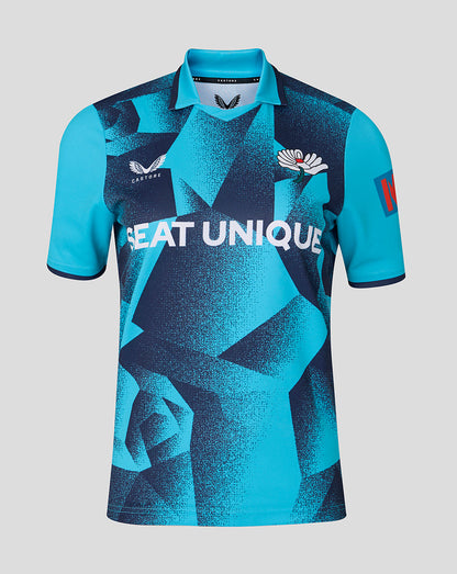 Yorkshire Cricket Women's 26/27 ODI Short Sleeve Jersey - Aquarius