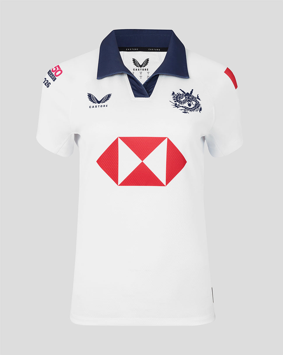 Hong Kong China Rugby Women's 2026 HK7s Limited Edition Away Replica Jersey - White