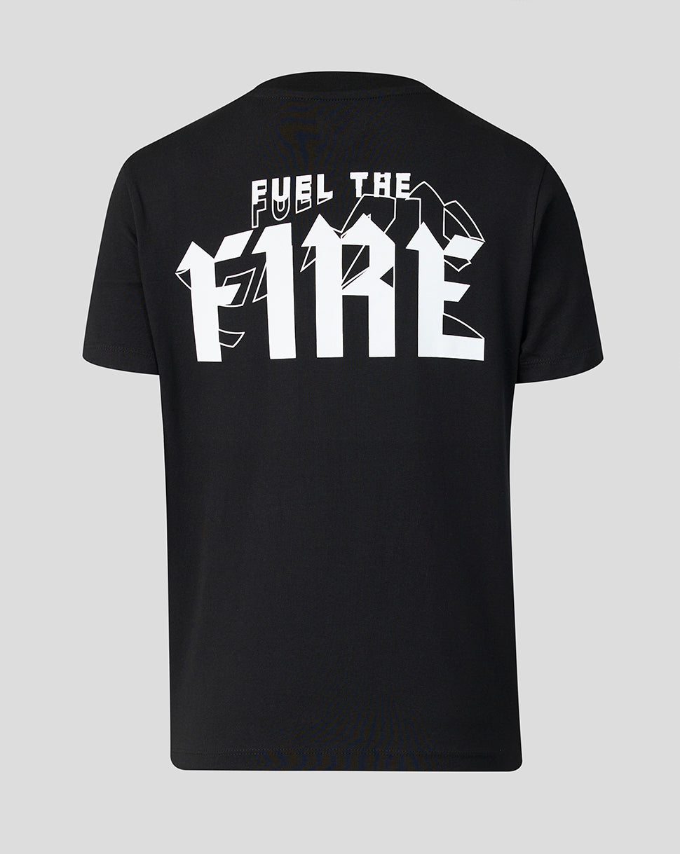 Camiseta «Fuel The Fire» de Welsh Fire para mujer, en negro - Negro