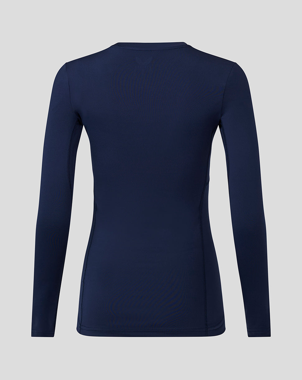Womens Baselayer Long Sleeve Top - Peacoat