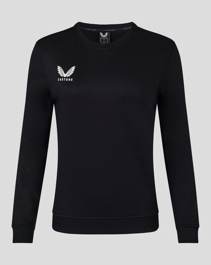 Womens Brushback Sweatshirt - Caviar