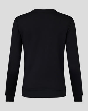 Womens Brushback Sweatshirt - Caviar