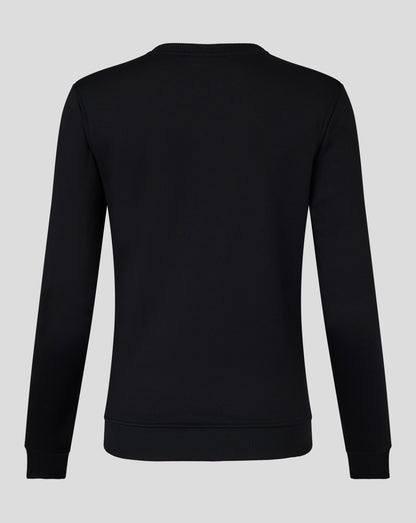 Womens Brushback Sweatshirt - Caviar