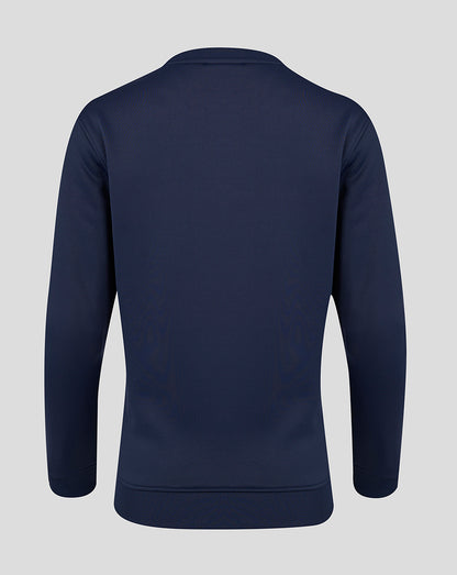 Womens Brushback Sweatshirt - Peacoat