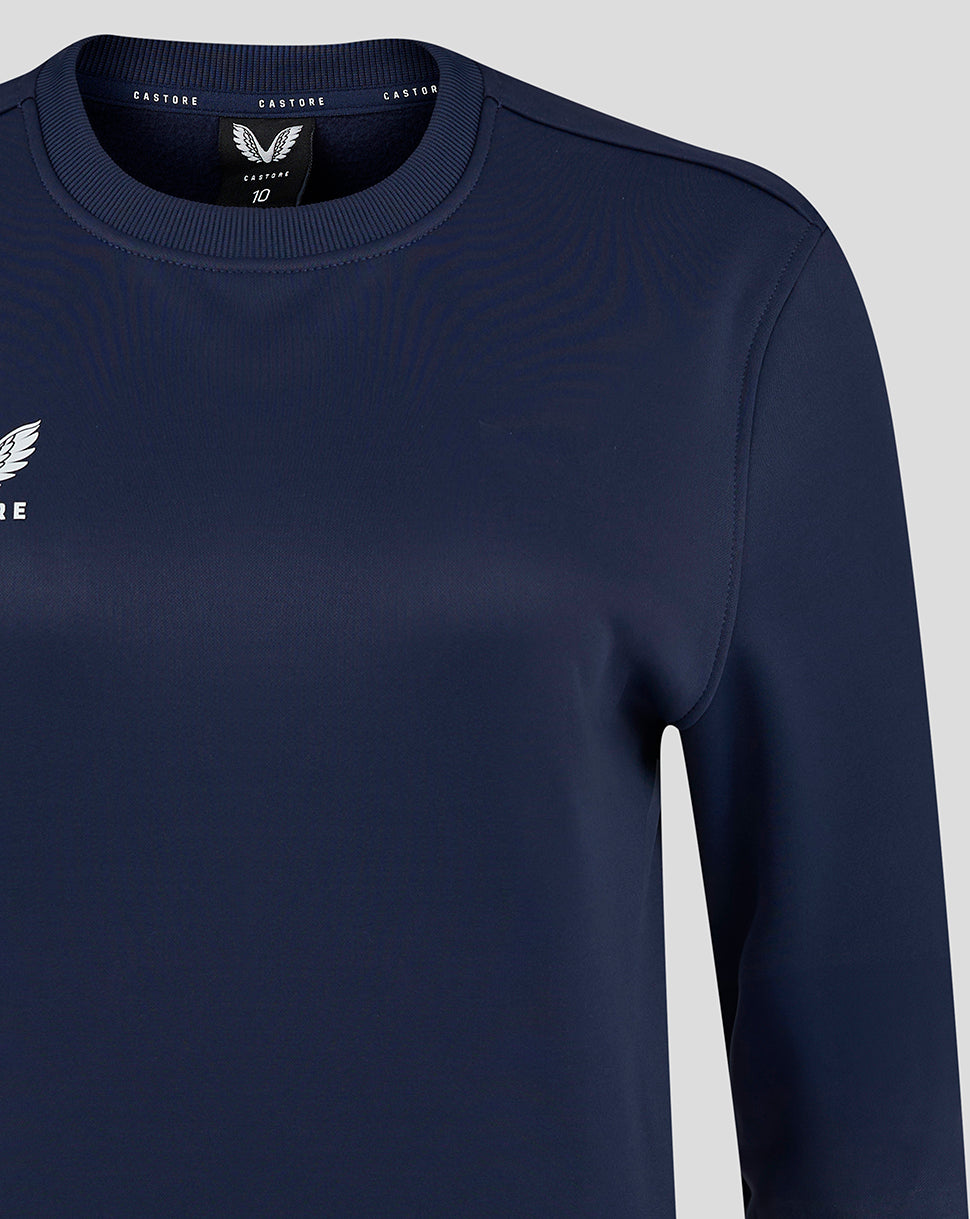 Womens Brushback Sweatshirt - Peacoat