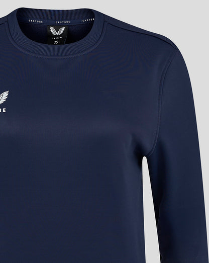 Womens Brushback Sweatshirt - Peacoat