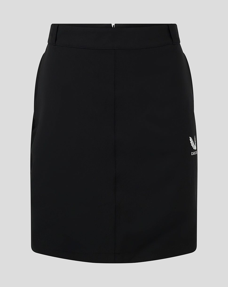 Womens Chino Skirt - Caviar
