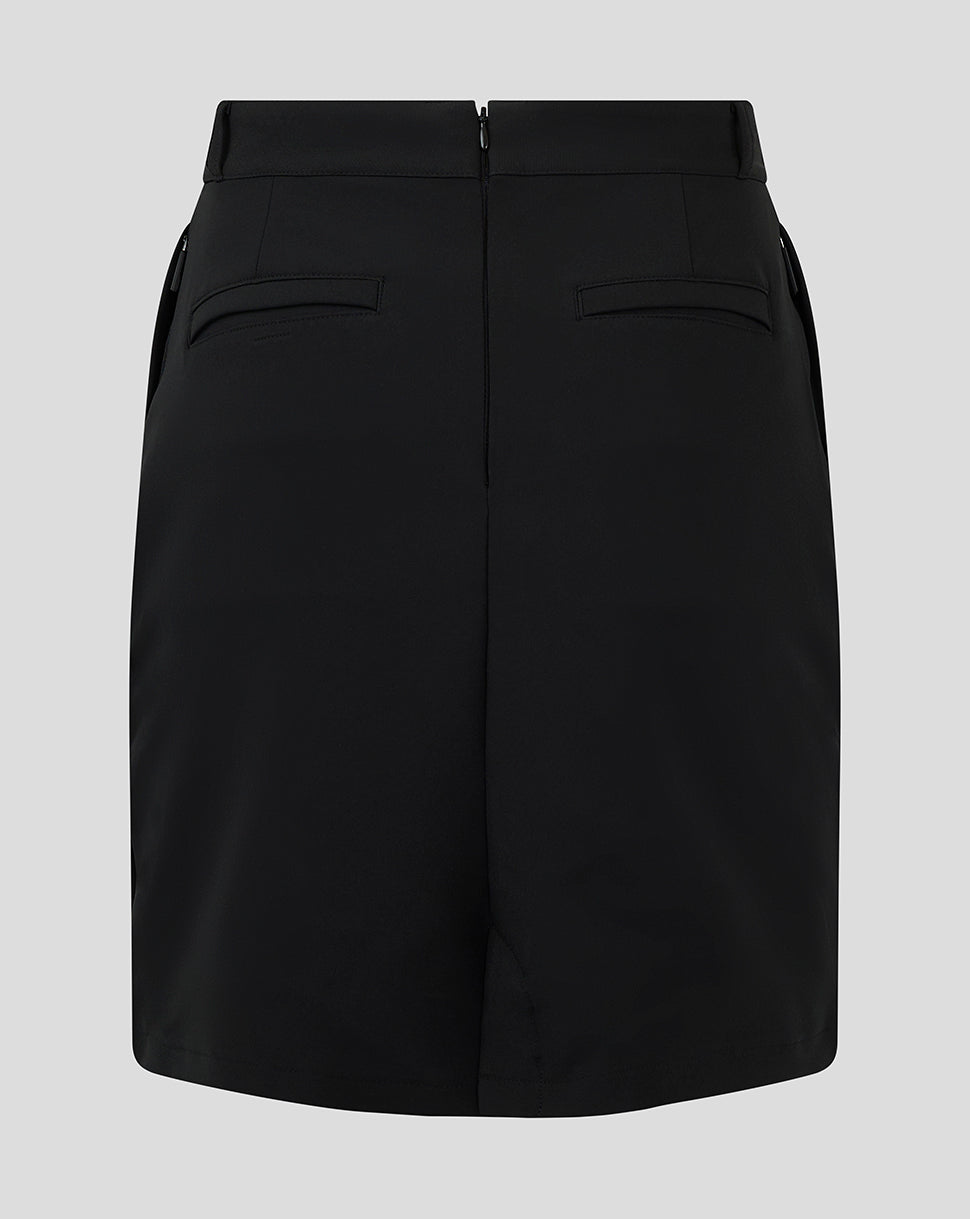 Womens Chino Skirt - Caviar