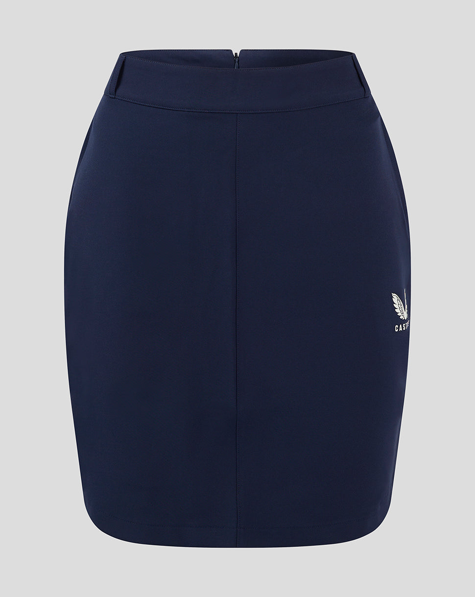Womens Chino Skirt - Peacoat