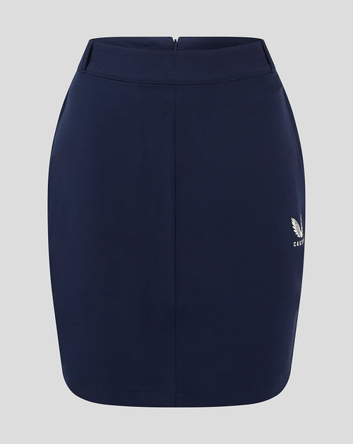 Womens Chino Skirt - Peacoat