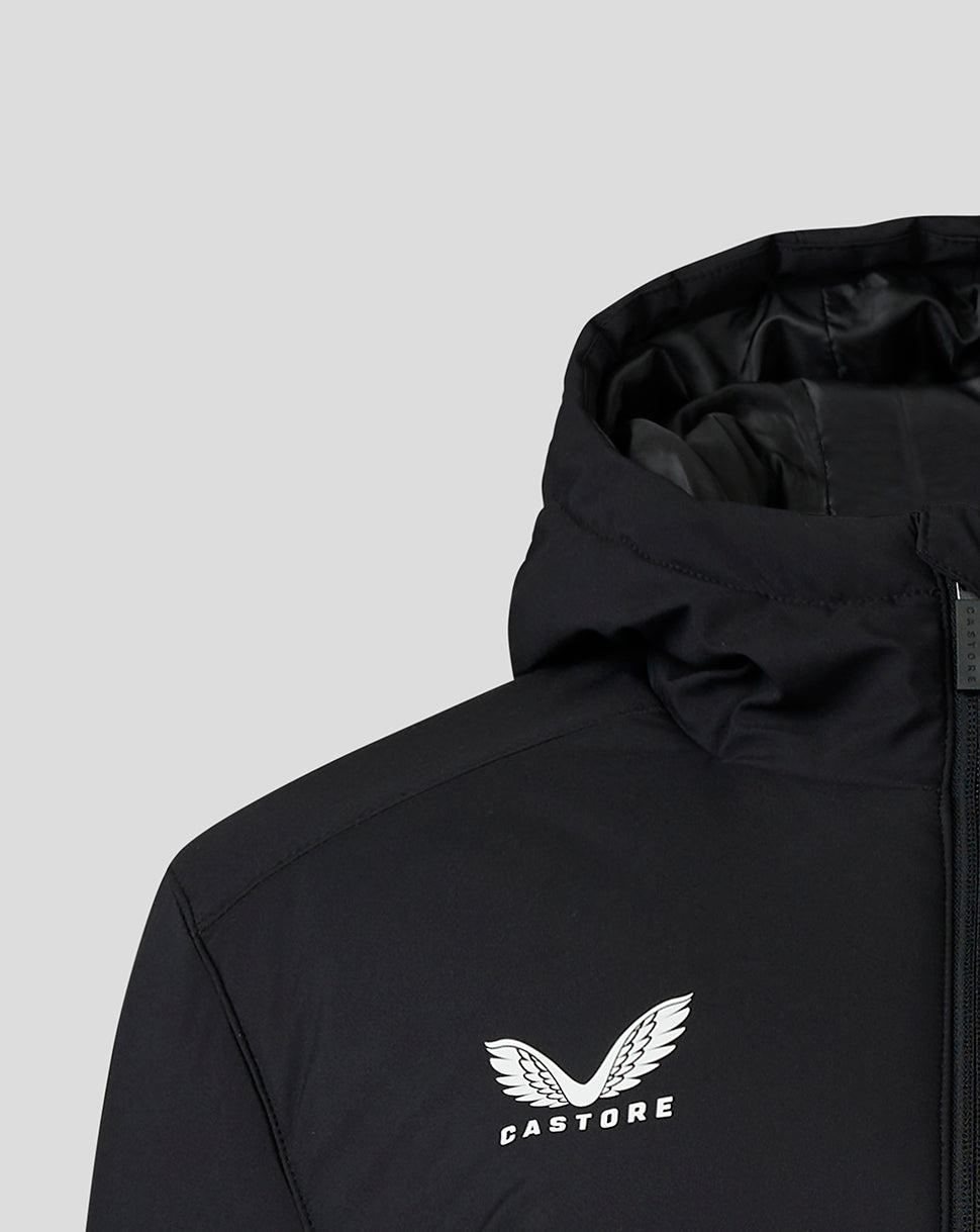 Womens 23/24 Matchday Bench Jacket - Black/Blue