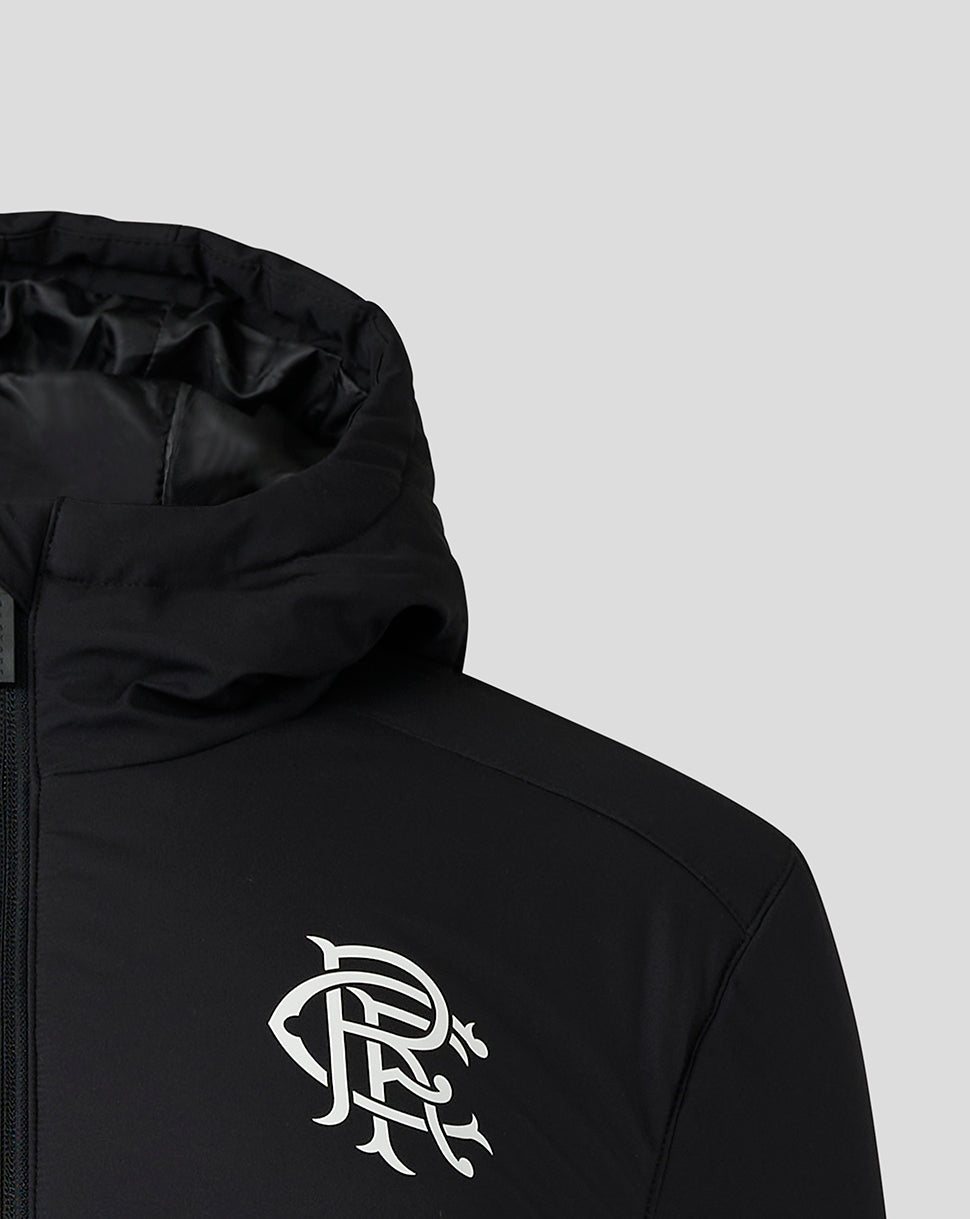 Womens 23/24 Matchday Bench Jacket - Black/Blue