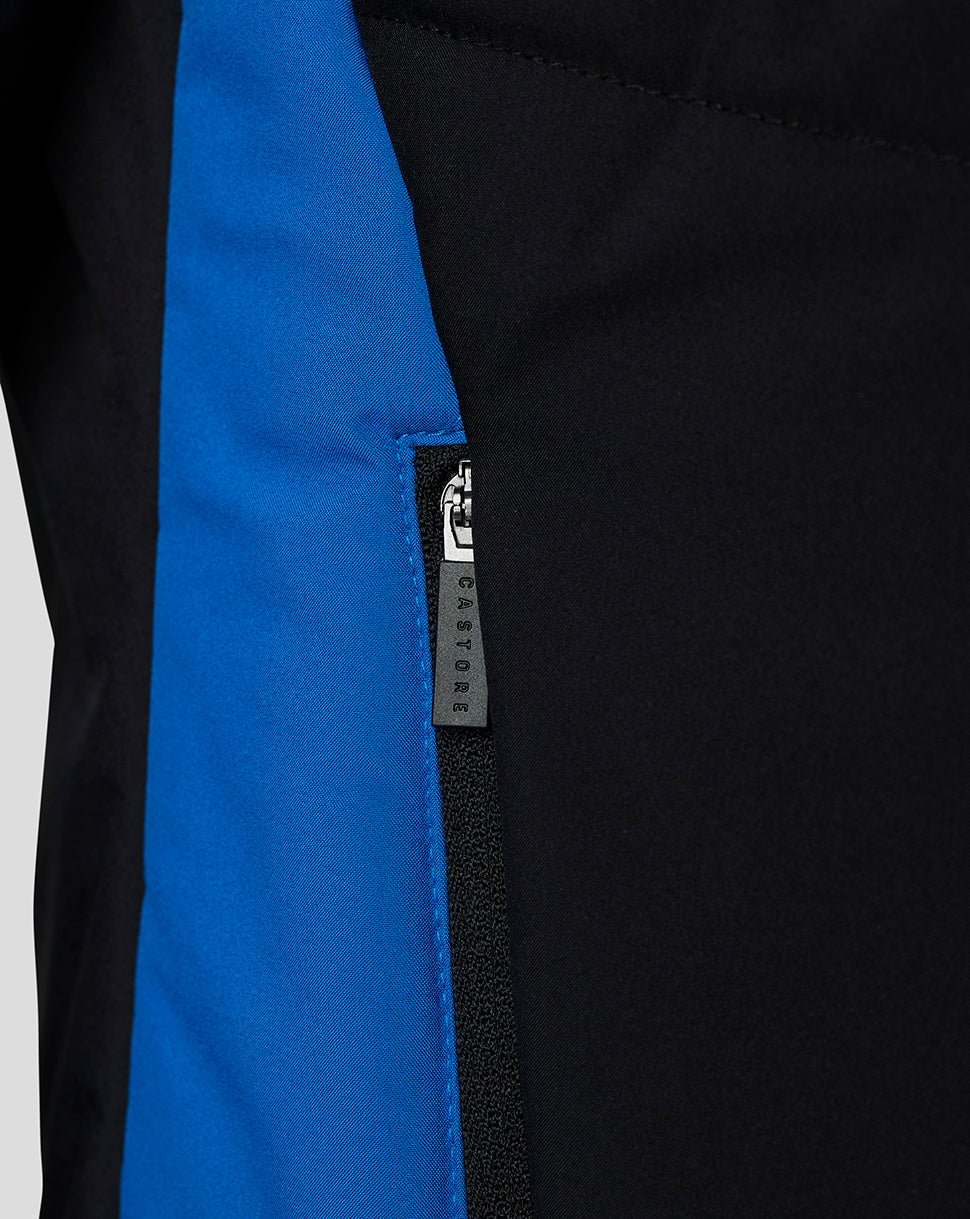 Womens 23/24 Matchday Bench Jacket - Black/Blue