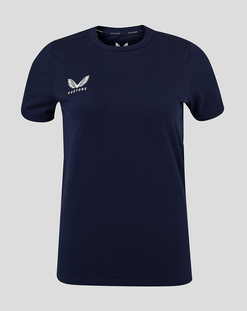Womens Cotton Leisure Tee - Peacoat