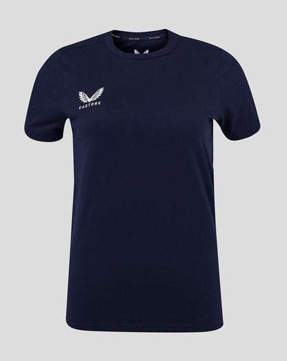 Womens Cotton Leisure Tee - Peacoat