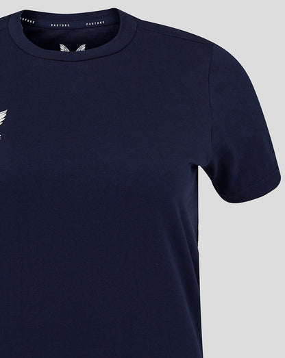 Womens Cotton Leisure Tee - Peacoat